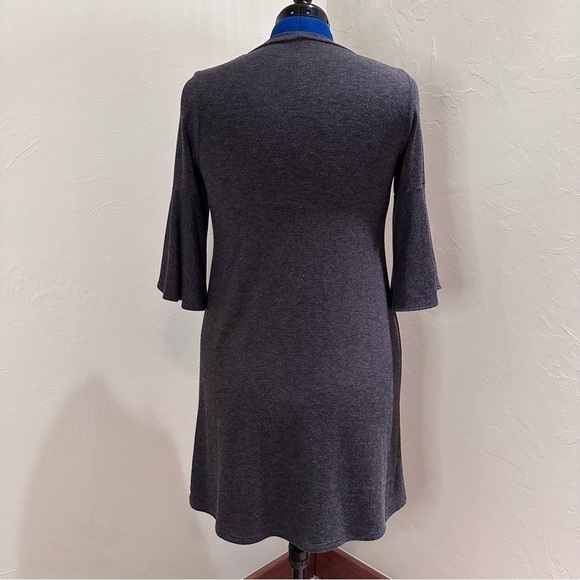 Alya dark gray sweater dress - Picture 2 of 6